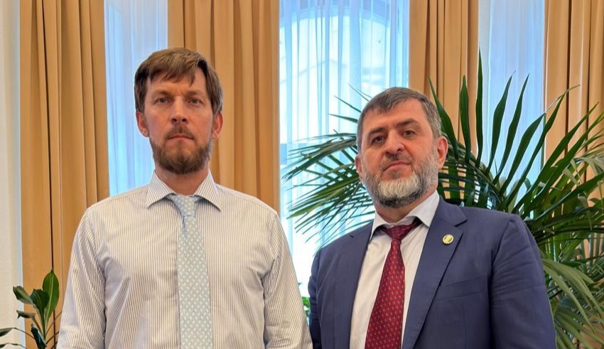 Шарпуди Абдулазизов встретился с Советником Президента РФ; специальным представителем Президента РФ по вопросам климата с Русланом  Эдельгериевым