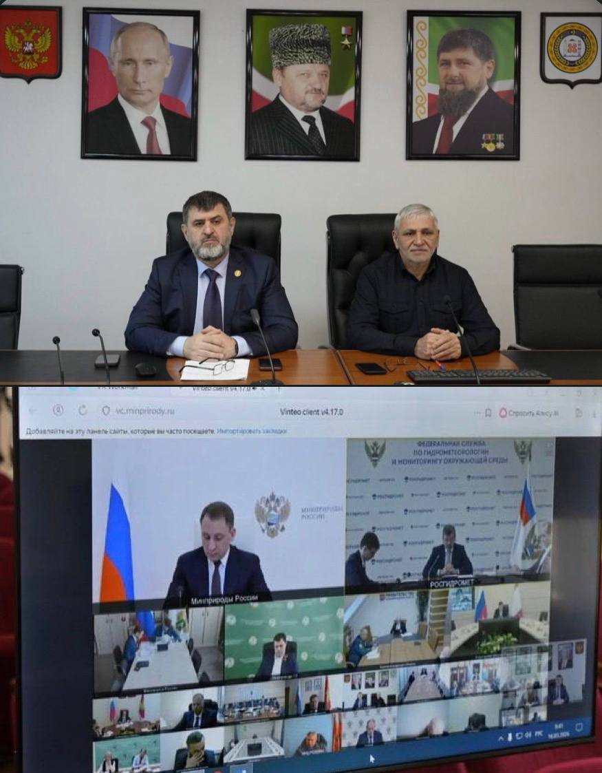 Совещание Министерства природных ресурсов и экологии РФ в режиме ВКС